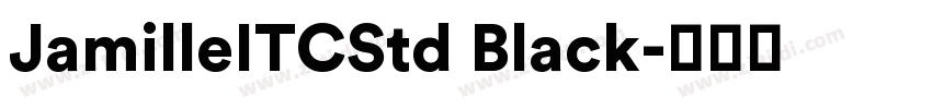 JamilleITCStd Black字体转换
